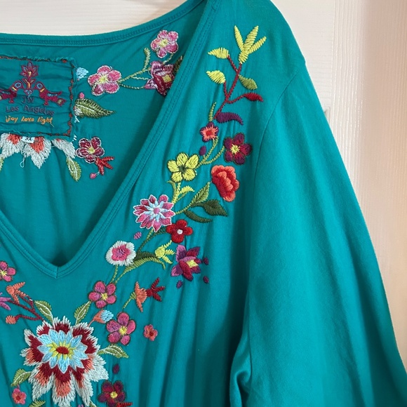 JW Los Angeles Cotton Knit Dress, 3X - Picture 3 of 6